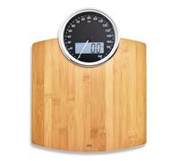 ADE Bilancia pesapersone digitale con display analogico | grande display | risultati molto precisi fino a 180 kg | superficie di pesatura in vero legno di bambù