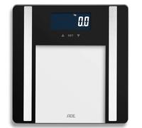 ADE Bilancia pesapersone impedenziometrica | bilancia digitale per grasso corporeo, BMI, massa muscolare, acqua corporea, peso, BMR | capacità di carico elevata di 200 kg | nero