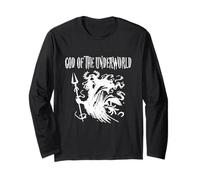 Ade Dio degli Inferi Antica Mitologia Greca Vintage Maglia a Manica