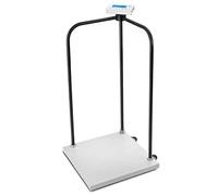 ADE M319660-01 Bilancia Pesapersone bariatrica professionale digitale con corrimano e funzione BMI 300 kg, Garanzia Italia 24 mesi