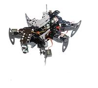Adeept Hexapod Spider Robot Kit Compatible with Arduino, Spider Walking Crawling Robot, Programming Project STEAM Robotics Kit with OLED Display and Metal Body, PDF Manual