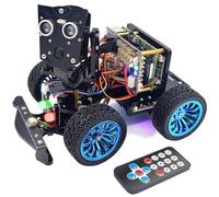 Adeept PiCar-B Mars Rover Smart Car Kit per Raspberry Pi 5/4B/3B/3B+, Obstacle Avoidance, Line Tracking, Light Tracing, Camera, Speech Recognition, Python, tutorial PDF (Raspberry Pi non incluso)
