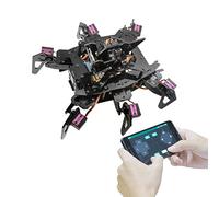 Adeept RaspClaws Hexapod Spider Robot Kit per Raspberry Pi 4/3 modello B+/B/2B, tracciamento target OpenCV, trasmissione video, robot strisciante STEAM