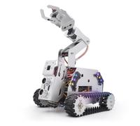 Adeept RaspTank - Kit per auto intelligente in metallo per Raspberry Pi 5/4B/3B/3B+(scheda non inclusa), robot per il monitoraggio del serbatoio con braccio robot 4 DOF, OpenCV, prevenzione ostacoli