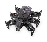 Adeept Ultimate Hexapod Spider Robot Kit, corpo in metallo, programmazione Arduino, telecomando WiFi/IR con display OLED, Python/APP, kit robotica educativa STEM per adulti e ragazzi con manuale PDF