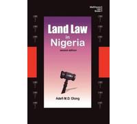 Adefi Olong Land Law in Nigeria. Second Edition (Tascabile)