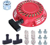 Adefol Avviamento a Strappo per Honda GX120 GX160 GX200 5.5HP 6.5HP, Avviatore Manuale + Coppa di Avviamento + Cavo + Viti Accessorio Motore Recoil Starter Kit 12 in 1