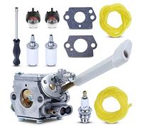 Adefol Carburatore e carboidrati Strumenti di Regolazione per Ryobi BP42 RY08420 RY08420A Zaino Soffiatore per Foglie Insieme a Linea del Filtro del Carburante Candela per 308054079 530069247
