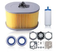 Adefol Filtro Aria Kit Per Husqvarna PARTNER K970, K1260 Motosega Filtro Aria con Guarnizione Olio Kit di Riparazione, Filtro Olio Sostituzione 510244103