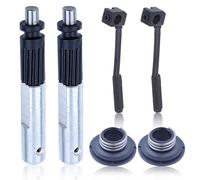 Adefol Kit tubo pompa olio per motoseghe Husqvarna 435,440E, 445,450,450E,340,345,350 EPA, con ingranaggi a vite senza fine, pistone pompa per motosega Jonsered CS2240 503 93 21 01