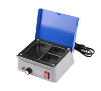 Adegbojo Scaldacera, riscaldatore di cera, scaldacera analogico a tre scomparti per immersione, attrezzatura da laboratorio JT-15