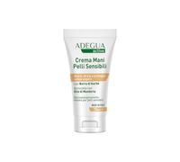 Adegua Active, Crema Mani Pelli Sensibili, Idratante e Protettiva con Burro di Karité e Olio di Mandorla, Non Unge, Dermatologicamente Testata - 75 ml