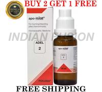 ADEL 2 apo-Ham Goccia 20ml Omeopatico Emorroidi & Gocce Buy 2 Get 1 Gratis
