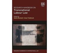 Adelle Blackett Research Handbook on Transnational Labour Law (Copertina rigida)