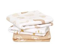 aden + anais 100% mussola di cotone, panni multiuso per bambini e bambine, 70 x 70 cm, set ideale per neonati e bambini, regalo perfetto per la doccia, confezione da 3, Keep Rising