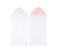 Aden + Anais Asciugamani con cappuccio Aden + Anais Essentials Blushing Bunnies 100% cotone 2 confezione one rosa