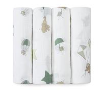 aden + anais Classic Muslin Swaddle Blanket 4 Pack, Up, Up And Away by aden + anais