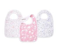 aden + anais™ Confezione da 3 bavaglini in mussola di cotone con marmellata di giungla (Ma fleur)