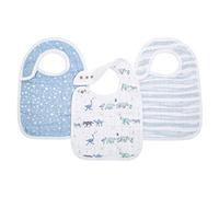 aden + anais™ Confezione da 3 bavaglini in mussola di cotone, motivo: giungla (stella nascente)