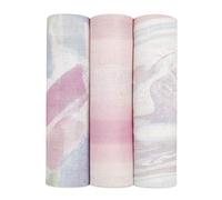 aden + anais Coperta morbida e setosa in mussola per neonati e bambini, 120 x 120 cm, 3 pezzi, Fiorentino