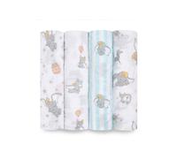 Aden + Anais Coperte in mussola Aden & Anais Essentials 4 Confezione one blu