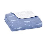 aden + anais Dream Blanket ADBO10004 - Coperta in 100% mussola di cotone biologico, ideale per neonati e bambini, ideale per neonati e culla, colore: oceanico