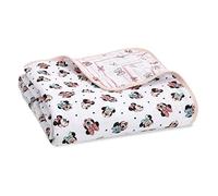 Aden + Anais Dream Blanket - Coperte in mussola per bambine e bambini, ideale per la cameretta dei neonati e la culla, unisex per bambini e neonati, regalo baby shower, motivo Minnie Mouse Rainbows