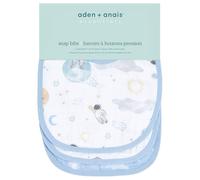 aden + anais™ essentials - Bavaglino con bottoni a pressione, 100% mussola di cotone, super morbido e assorbente per neonati, neonati e bambini, confezione da 3