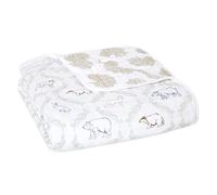 aden + anais Essentials Dream - Coperta per neonati, 1 pezzo, grande, traspirante, 100% mussola di cotone, coperta per neonati e ragazze, stampa armonia