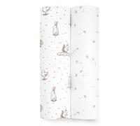 aden + anais Essentials, fascia in mussola - Confezione da 2 coperte quadrate in viscosa di bambù per ragazze e ragazzi, ideale per neonati e neonati, perfetta guarigione naturale