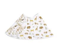 Aden + Anais Essentials G3303B - Bavaglino multiuso per bambini e neonati, 100% mussola di cotone, 4 strati assorbenti, singolo, 57 x 28 cm