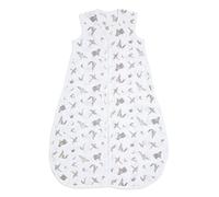 aden + anais Map the stars Sacco a pelo - Confezione da 1 | 100% cotone organico indossabile in mussola | Morbido e leggero unisex borsa per bambini con cerniera per bambini | 6-18 mesi | neonato