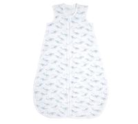 aden + anais oceanic AA1298 - Sacco nanna in 100% mussola di cotone biologico, morbido e leggero, unisex, con cerniera, per bambini e bambine da 18 a 36 mesi