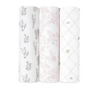 aden + anais Set di 3 coperte morbide e setose, coperte in mussola per bambine e ragazzi, ideali per neonati e neonati