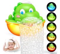 Adeokay Giochi Bambini 1-4 Anni, Giocattoli da Bagno Bubble, Regalo Bambino, Dinosauri e Bolle di Sapone