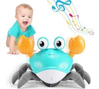 Adeokay Granchio Che Cammina Neonato Giochi Bambini 1 Anno, Giochi Neonato 3-6-9 Mesi Giocattoli Bambino Bambina 1 2 Anni Idea Regalo Bimba Bimbo 1 2 Anni Compleanno Gioco Giochi Educativi Tummy Time