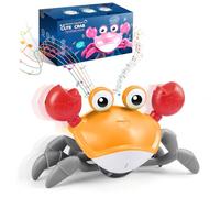 Adeokay Granchio Che Cammina Neonato Giochi Bambini 1 Anno, Giochi Neonato 3-6-9 Mesi Giocattoli Bambino 1 2 Anni Idea Regalo Bimba Bimbo 1 2 Anni