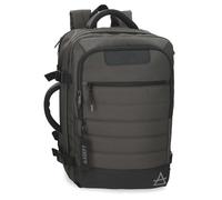 Adept Dmas Zaino per laptop doppio scomparto portatile 15,6 pollici grigio 30 x 44 x 18 cm poliestere 23,76 L, grigio, Taglia unica, Zaino per laptop doppio scomparto