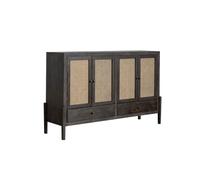 ADERFETBI Credenza Credenza for ristorante, cucina domestica, stoviglie, mobiletto portaoggetti, soggiorno, mobiletto for il tè, mobiletto a quattro ante con gambe alte Madia