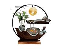 ADERFETBI Fontana Zen Interno Decorazioni for l'acqua da Ufficio, Fontana rocciosa, Paesaggio, circolazione Creativa, Acquario, Soggiorno, Veranda Accessori(B)