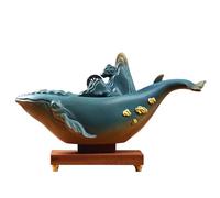 ADERFETBI Fontana Zen Interno Ornamenti d'Acqua Corrente, umidificatore for Interni, Decorazione for Soggiorno, Ruota Feng Shui, Fontana d'Acqua circolante for Portico Accessori