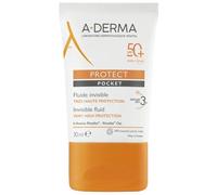 Aderma Protect Pocket Fluido Invisibile Solare Viso 30ml SPF50+