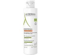 A-Derma Exomega Control Gel Detergente Emolliente, Lenisce la sensazione di prurito, Pelle secca a tendenza atopica, Senza profumo, 200ml