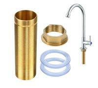 ADERTOS Kit Prolunga per Rubinetto con Prolunga Alta M30*10 cm, Kit Dado di Bloccaggio, Prolunga per Tubo Filettato, con Dadi per Albero Filettato, Prolunga per Rubinetto per Assemblaggio di Rubinetti