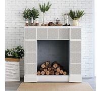 ADesign 32 Pz Adesivi per Piastrelle Bagno e Cucina 15 x15 cm Autoadesivo Decorazione Adesivo murale in PVC Impermeabile Adesivi Pavimento Parete mattonelle mosaico stile /T1061