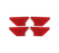 Adesiva decorativa interna Sticker Per Golf 6 Gti R MK6 2008-2012 Maniglia Interna Della Portiera In Fibra Carbonio Copertura Della Ciotola Cornice Decorativa Adesivo Accessori Auto