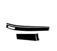 Adesiva decorativa interna Sticker Per Lancer Per EVO 2008-2015 Piano Black Striscia Decorativa Per Strumento Centrale Accessori Per Interni Auto Adesivi Decorativi