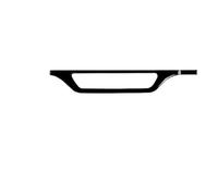 Adesiva decorativa interna Sticker Per Q5 Q5L FY 2018-2023 Nero Accessori Auto Pannello Di Controllo Centrale CD Copertura Adesivi Decorazione