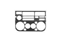 Adesiva decorativa interna Sticker Per Serie 3 E36 1994-1996 Pannello Di Controllo Dell'aria Condizionata In Fibra Di Carbonio Accessori Per Interni Auto Adesivi Decorativi