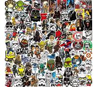 Adesivi 100 pezzi, adesivi Star Wars, decalcomanie graffiti in vinile impermeabile per laptop, skateboard, bici, moto, bambini e adolescenti